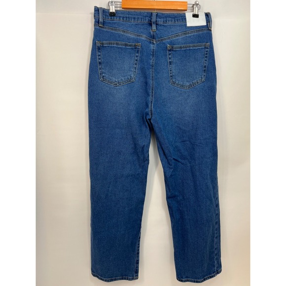 BBJ Los Angeles Medium Ripped Wash High Rise Jeans Womens Size 13/31 - Picture 2 of 11